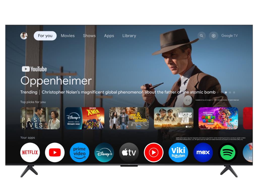 TCL 75C6KS QD-Mini LED 4K Smart TV, 75 inča