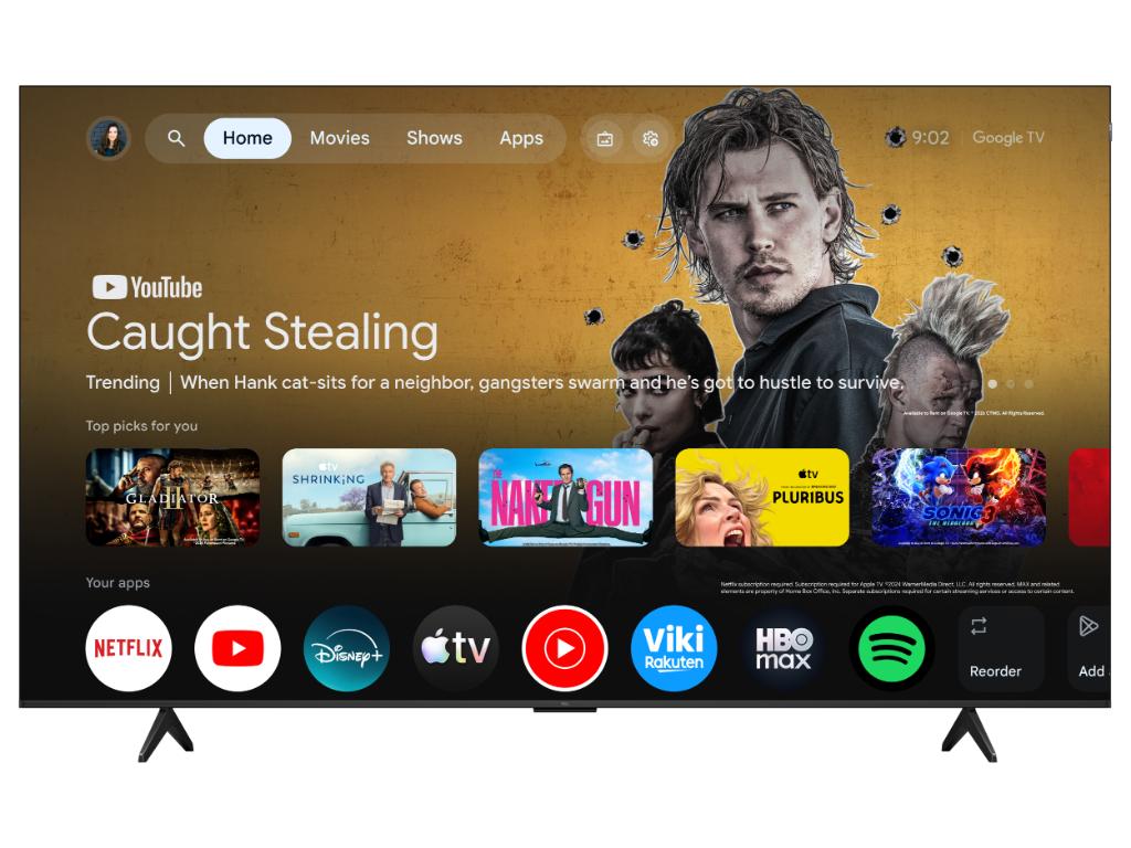 TCL 85P7L 85-inčni QLED 4K UHD Smart TV, crni