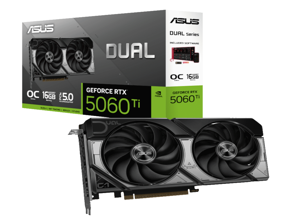 ASUS Dual GeForce RTX 5060 Ti OC 16 GB GDDR7