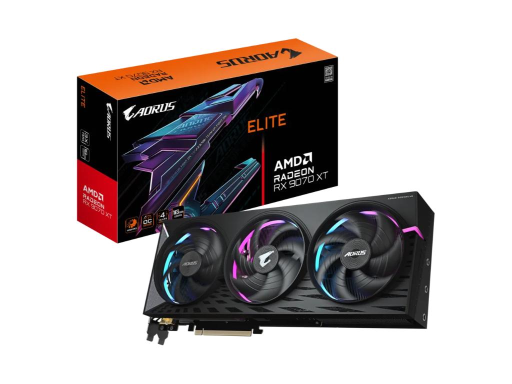 Gigabyte AORUS Radeon RX 9070 XT Elite 16 GB GDDR6