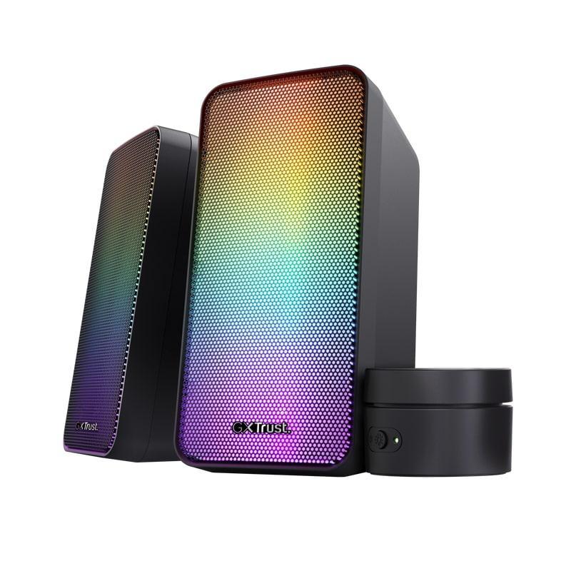 Trust GXT 611 Wezz RGB zvučnici 2.0, 6 W RMS, crni