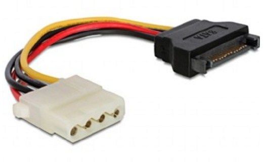 Gembird CC-SATA-PS-M SATA muški na Molex ženski napojni kabl, 15 cm
