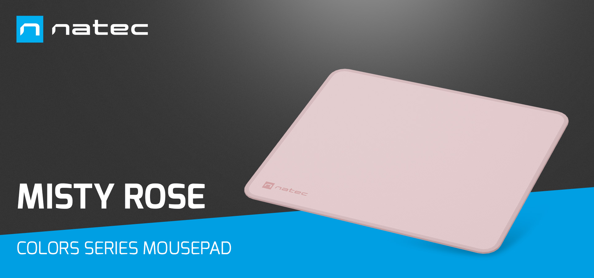 Natec Colors Series Misty Rose NPO-2087 podloga za miš 300 × 250 mm