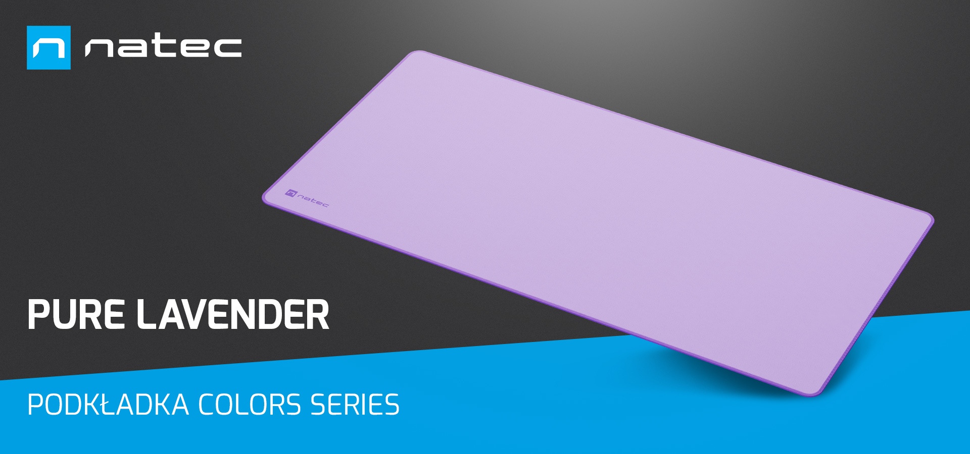 Natec Colors Series NPO-2242 podloga za miš 800 × 400 mm, Pure Lavender