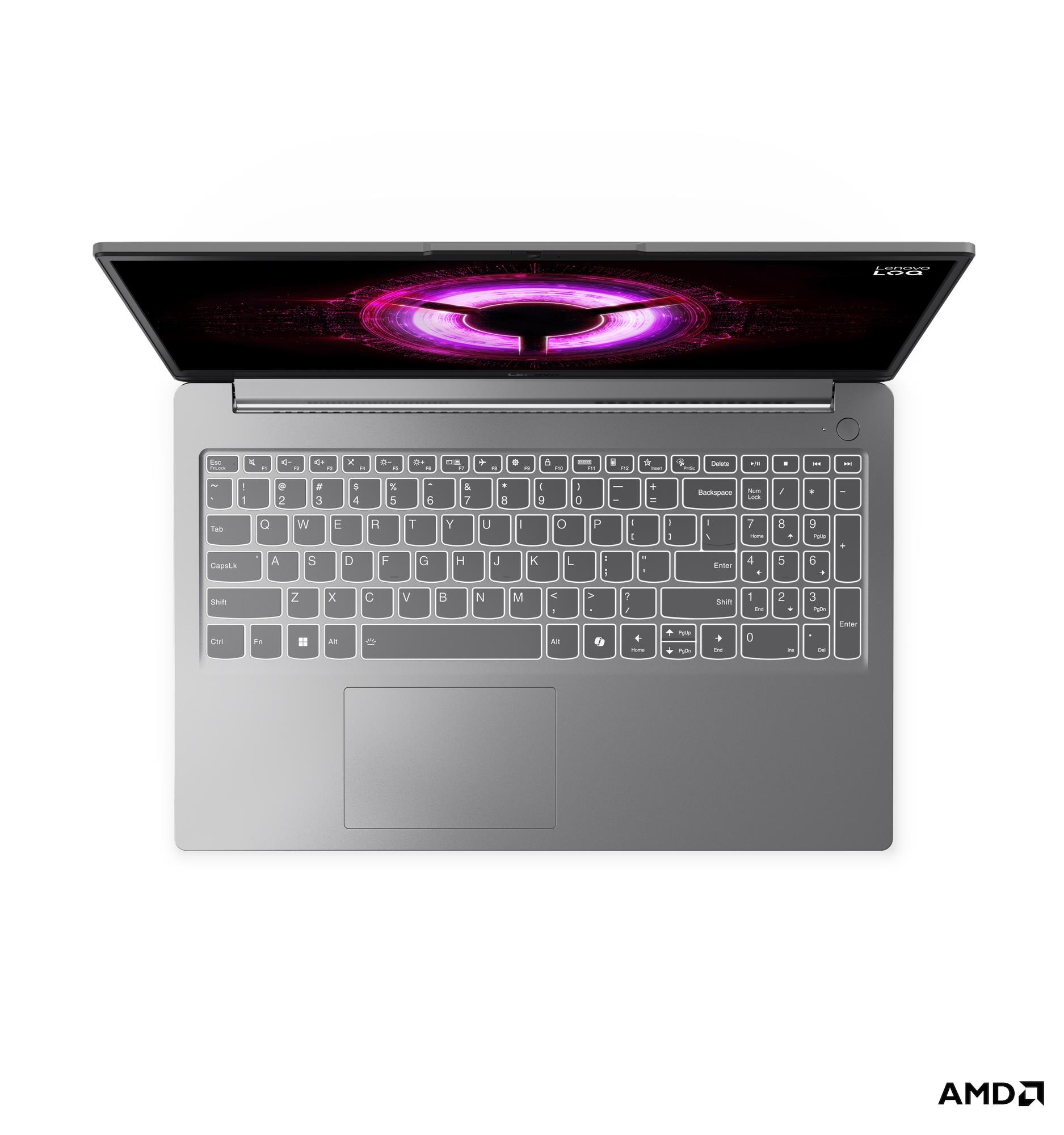 Lenovo LOQ 15ARP10E gejming laptop Ryzen 7 170 RTX 4050 6GB