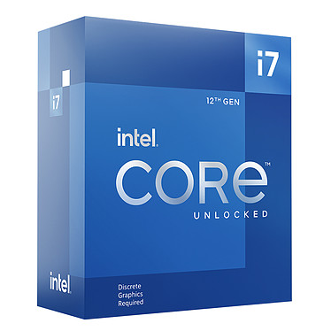 Intel Core i7-12700KF procesor, 12 jezgara, do 5,0 GHz, LGA1700, Box