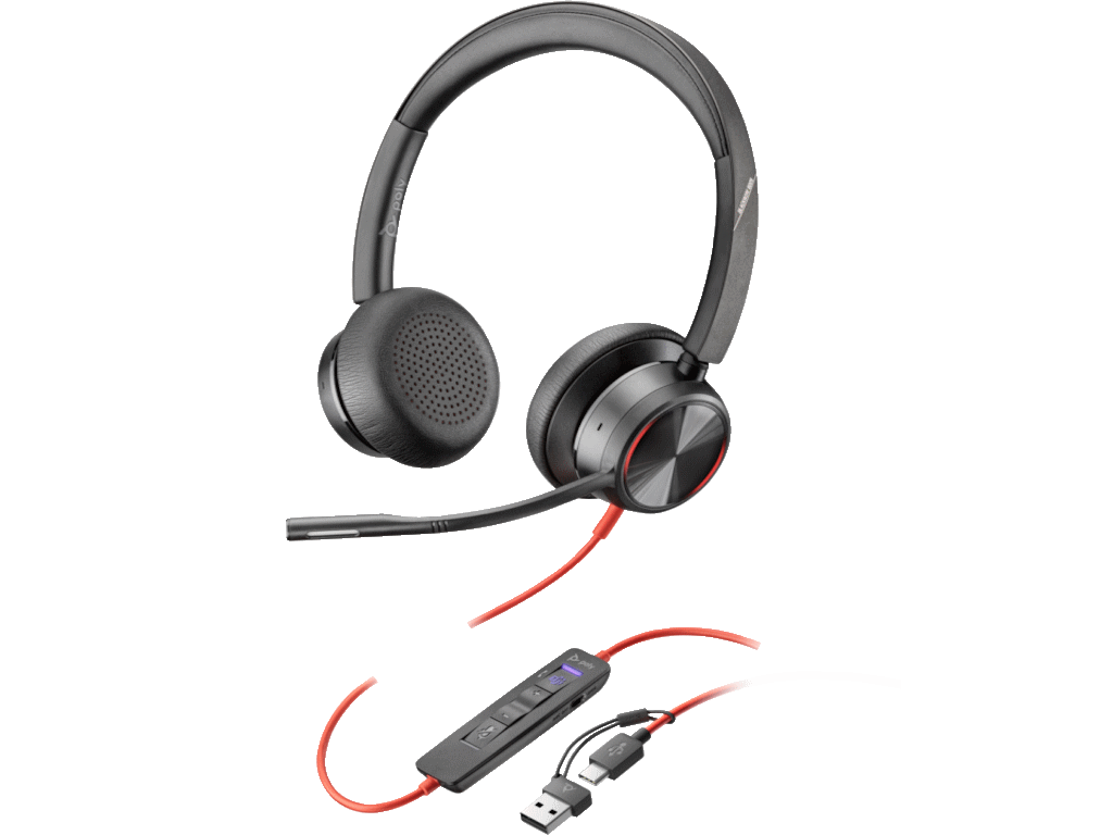 HP Poly Blackwire 8225 stereo USB-C slušalice sa ANC mikrofonom