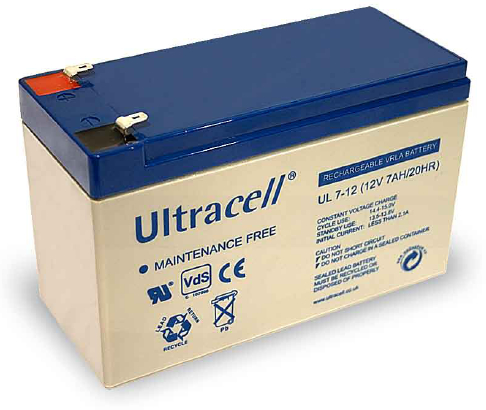 Ultracell UL7-12 VRLA baterija 12 V 7 Ah