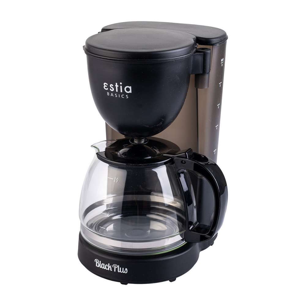 Estia Black Plus ES06-10058 aparat za filter kafu, 750 W, 1,25 l