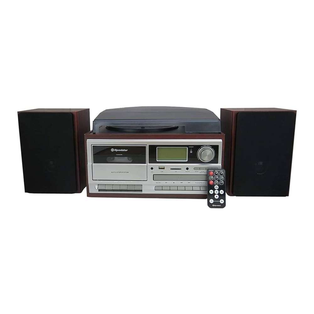 Roadstar HIF-8892D+BT retro muzički centar sa DAB+ radiom i gramofonom
