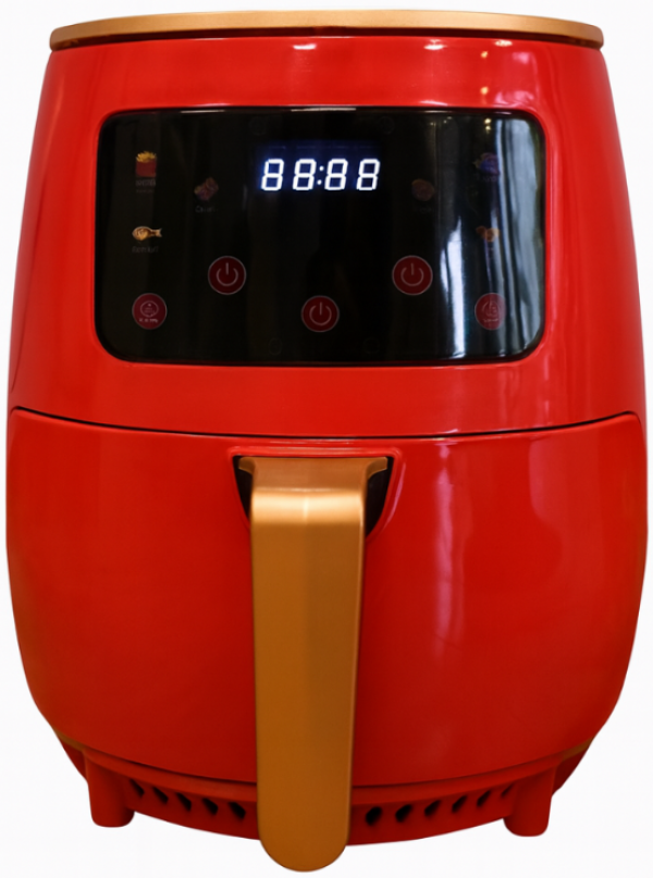 Quantek Q1301RD friteza na vruć vazduh 6 l, 1600 W, crvena