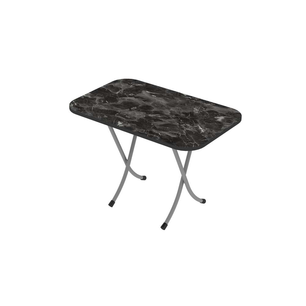Alesta AL10042CM sklopivi sto 50 × 80 cm, crni mermer