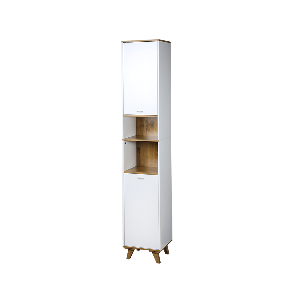 Kesper KSP15991 visoki beli ormarić za kupatilo, 32 × 28 × 180 cm
