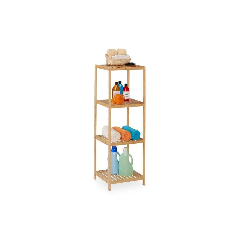 Kesper KSP19434 polica od bambusa sa 4 nivoa 35 x 35 x 115 cm