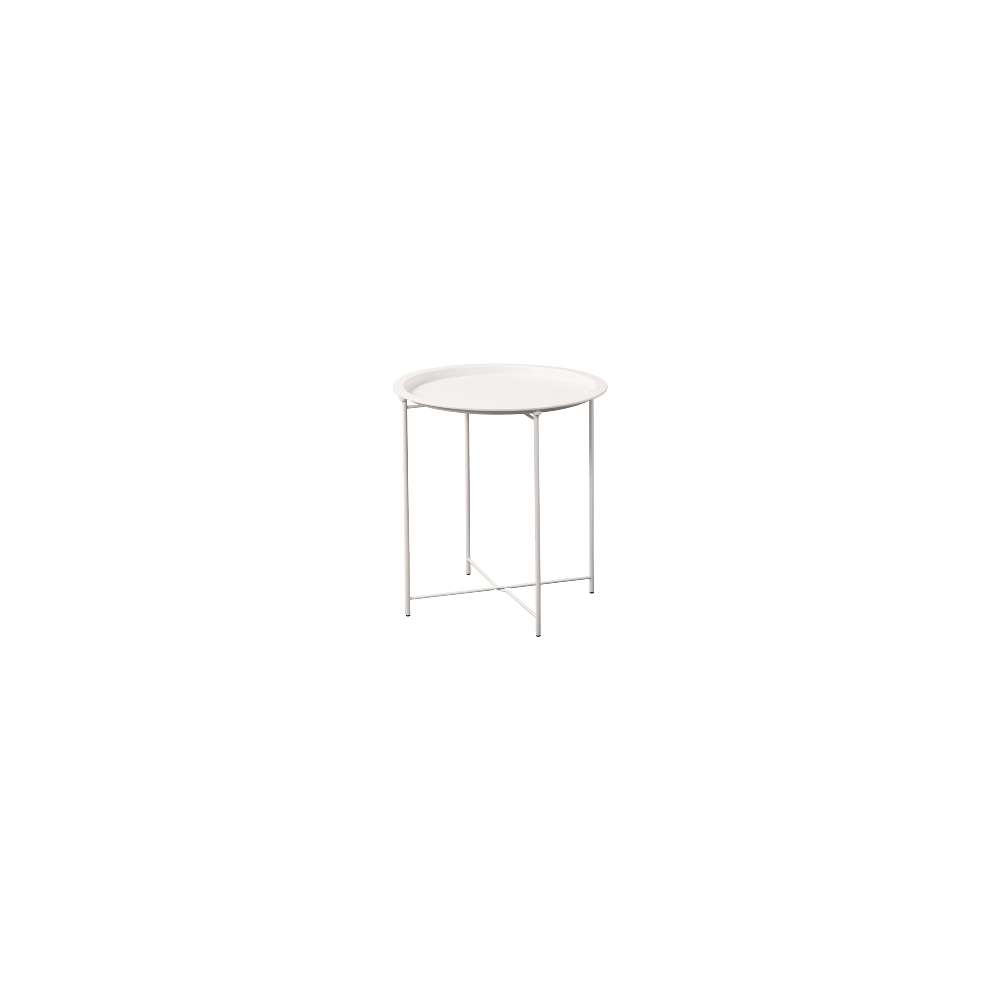 Kesper KSP24660 beli pomoćni sto sa tacnom 47 cm