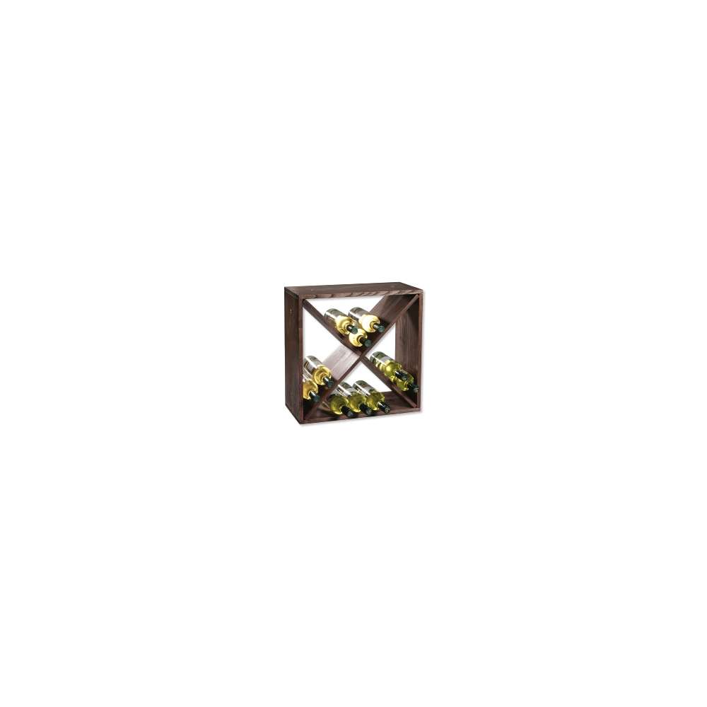 Kesper 69241 modularna polica za vino od FSC bora, do 24 flaše, 50 × 50 × 25 cm