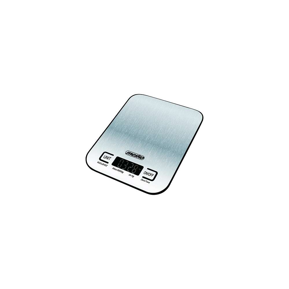 Mesko MS3169B digitalna kuhinjska vaga inox/crna, do 5 kg