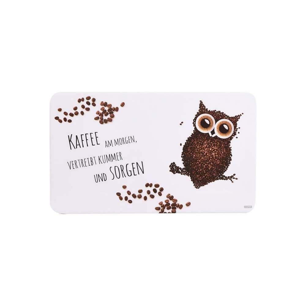 Kesper 32369 Coffee Owl melaminska podloga za doručak 23,5 × 14 cm