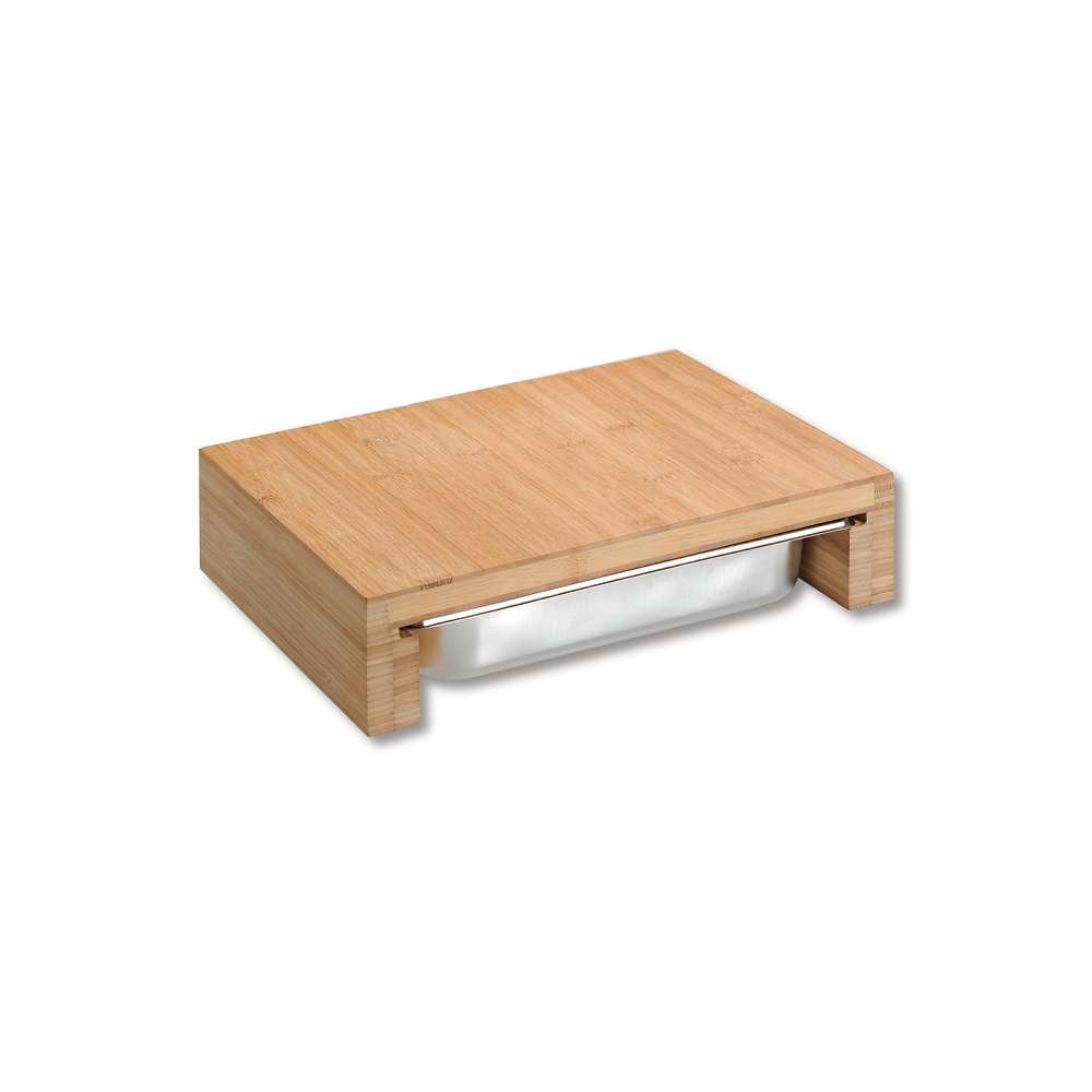 Kesper KSP58354 daska za sečenje od bambusa sa inox posudom