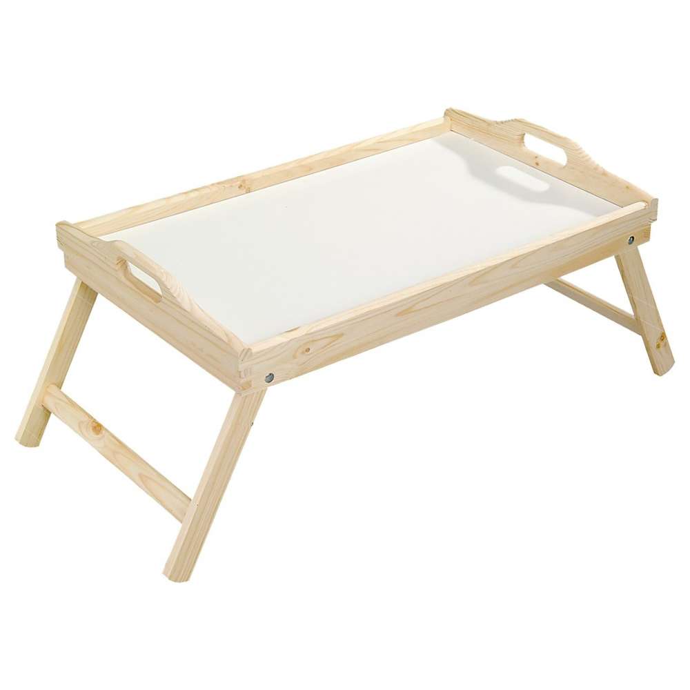 Kesper 69014 sklopivi poslužavnik za krevet od bora i MDF-a