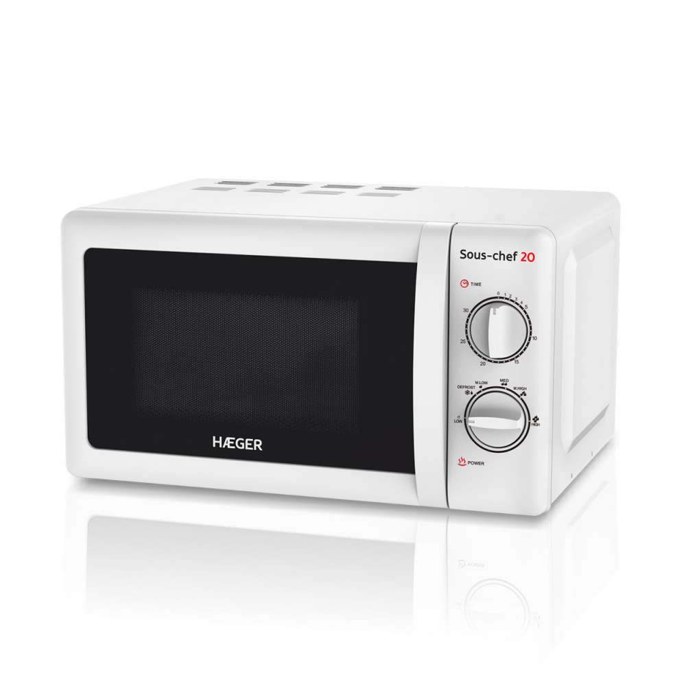 Haeger MW-70W.006A Sous-Chef 20 mikrotalasna pećnica, 20 l, bela