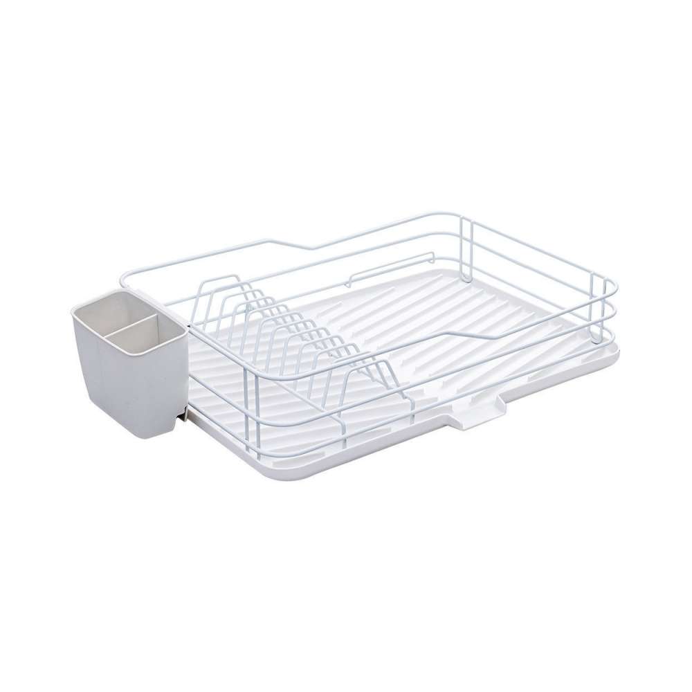 Estia ES01-9601 beli metalni oceđivač za sudove 43 × 31 cm