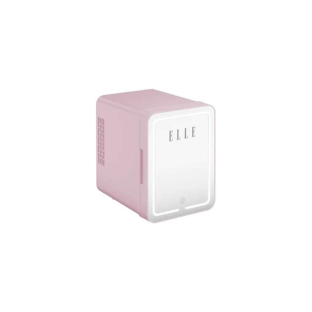 ELLE ESDAFX04PUEU mini frižider sa LED ogledalom 4 l roze