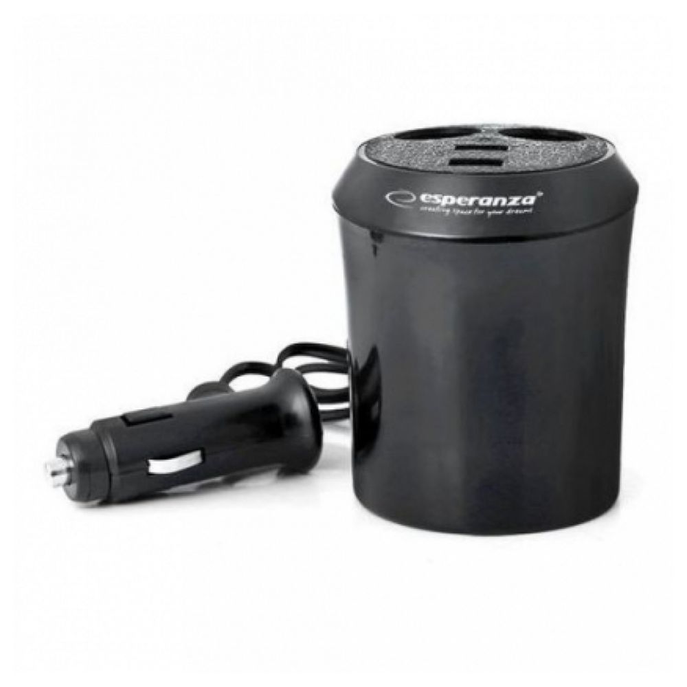 Esperanza EZ125 auto razdelnik sa 2 utičnice i 2 USB porta