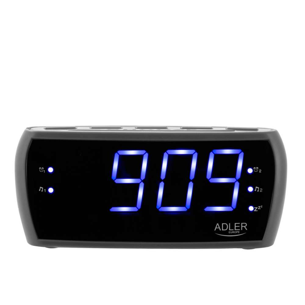 Adler AD1121S srebrni radio-sat sa dva alarma