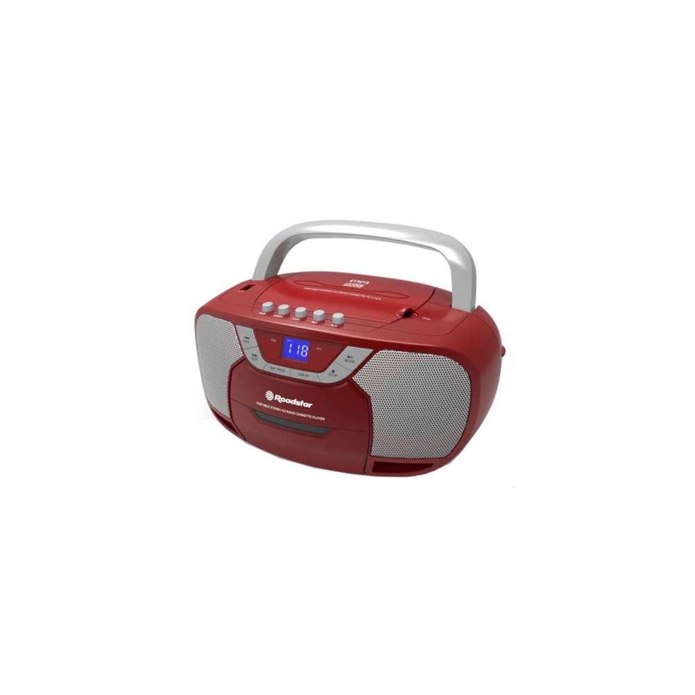 Roadstar RCR4635UMPRD crveni prenosivi CD radio-kasetofon sa USB priključkom