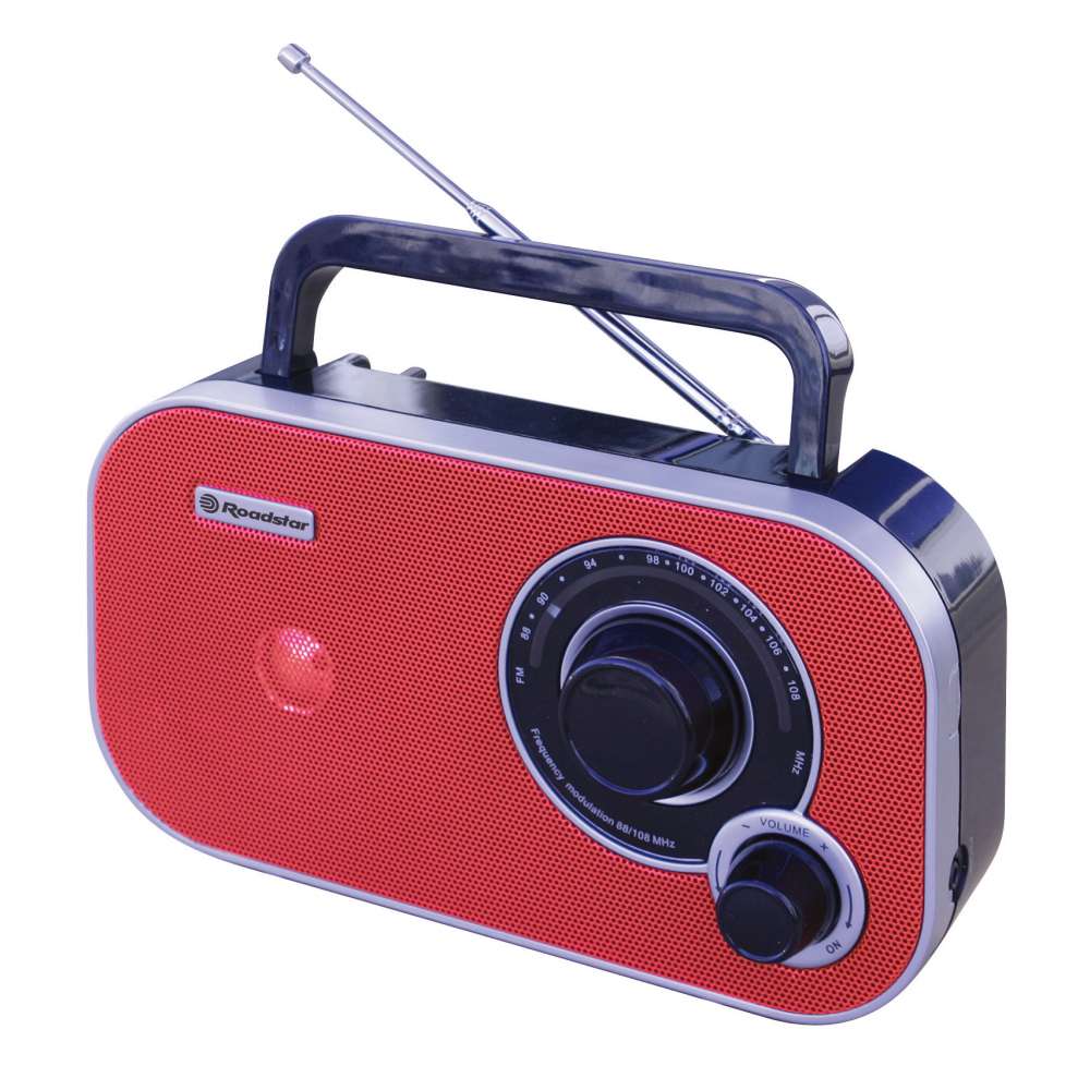 Roadstar TRA-2235/RD prenosni FM radio, crveni