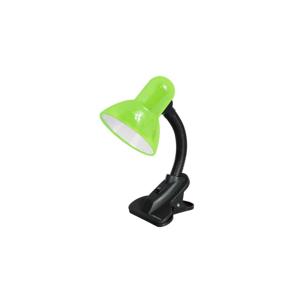 Esperanza Procyon ELD106G zelena stona lampa sa klipsom E27