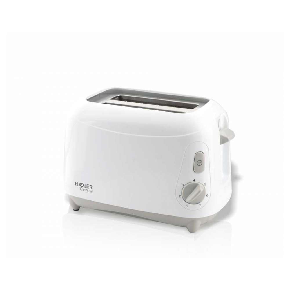 Haeger TO-900.005A Geminy beli toster 900 W