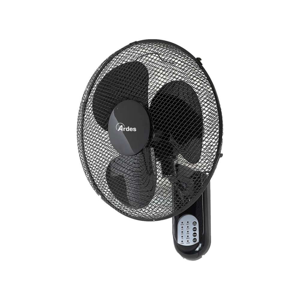 Ardes AR5W40R crni zidni ventilator 40 cm sa daljinskim