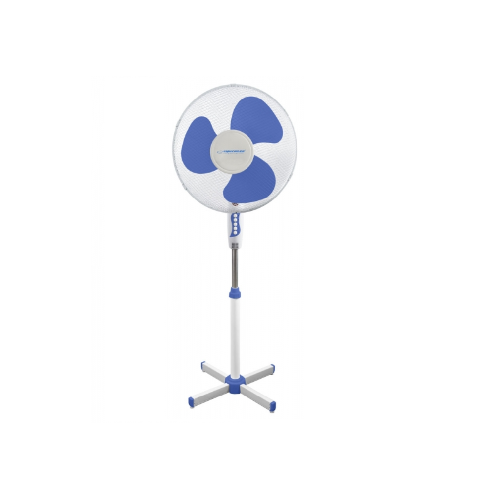 Esperanza EHF001WB Hurricane belo-plavi stojeći ventilator 40 cm