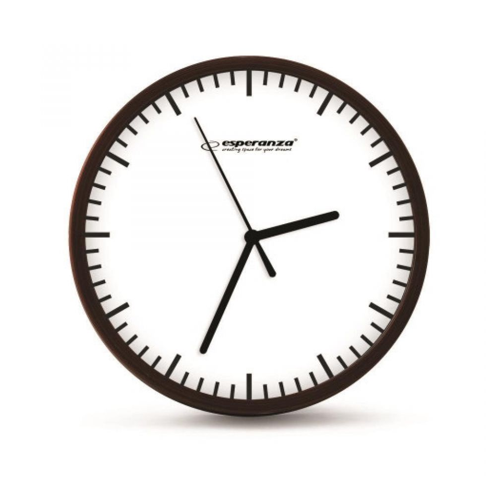 Esperanza EHC010W Budapest zidni sat sa belim brojčanikom 20 cm