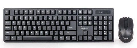 Gembird KBS-W-01 crni bežični komplet tastature i miša US