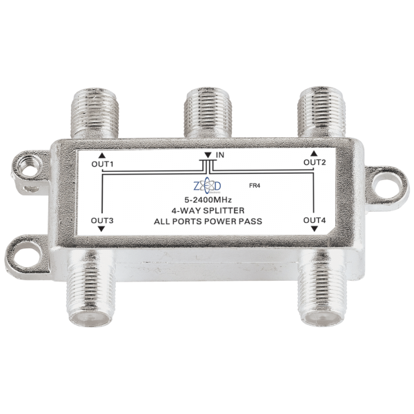 ZED electronic FR4 antenski razdelnik sa 4 izlaza 5–2400 MHz