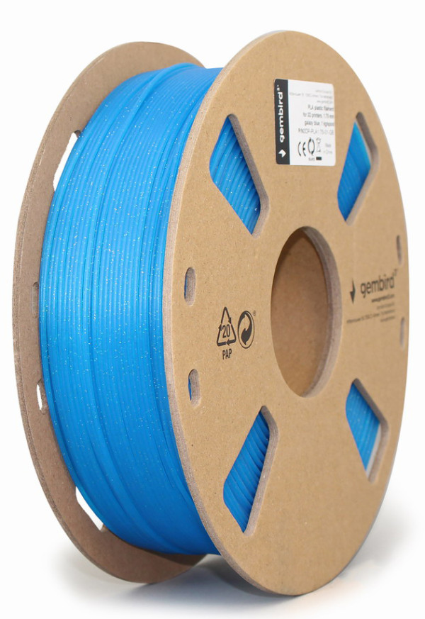 Gembird 3DP-PLA1.75-01-GB Galaxy Blue PLA filament 1,75 mm 1 kg