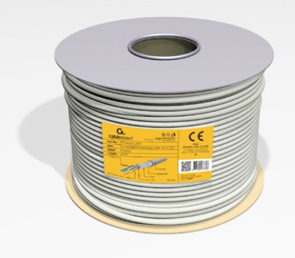 Gembird FPC-6004-L/100 Cat6 FTP CCA mrežni kabl u koturu 100 m