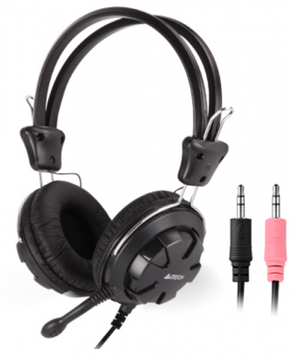 A4Tech HS-28-1 ComfortFit crne slušalice sa mikrofonom 2 × 3,5 mm