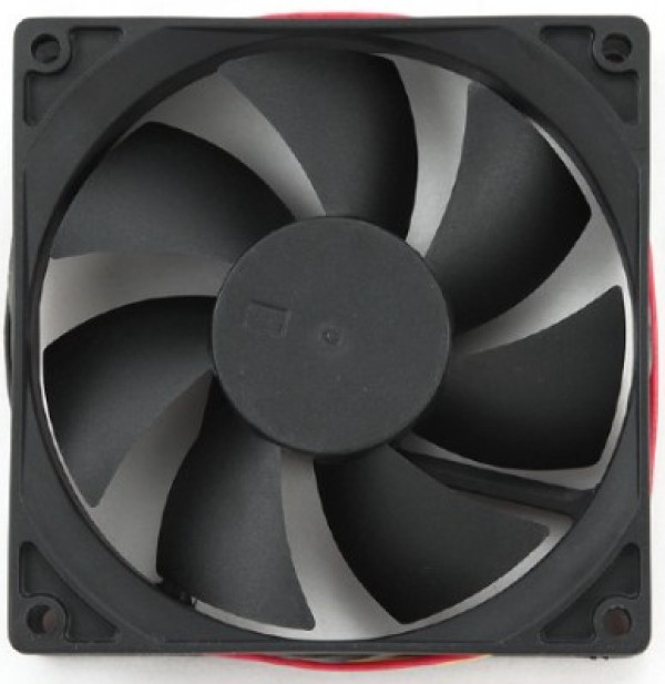 Gembird FANCASE2 ventilator za kućište 92 × 92 × 25 mm, 3-pin, 12 V