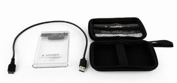 Gembird EE2-U3S9-6 providno USB 3.0 kućište za SATA disk sa futrolom