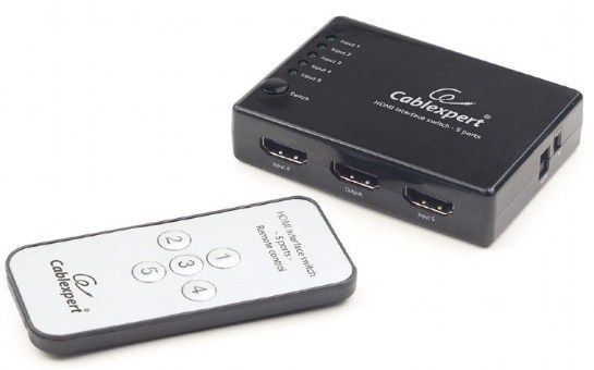 Gembird DSW-HDMI-53 HDMI preklopnik sa pet ulaza i daljinskim