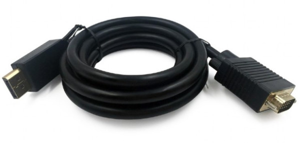 Gembird CCP-DPM-VGAM-6 DisplayPort na VGA kabl 1,8 m, crni