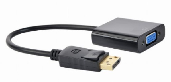 Gembird A-DPM-VGAF-02 crni DisplayPort na VGA adapter 1920 x 1200 pri 60 Hz