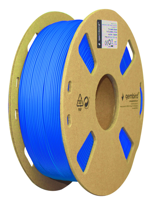 Gembird 3DP-PLA1.75-01-B plavi PLA filament 1,75 mm, 1 kg
