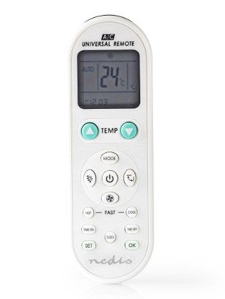 Nedis ACRC1WT univerzalni daljinski za klimu, beli