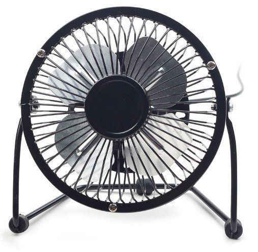 Gembird NF-03 crni metalni USB stoni ventilator 10 cm