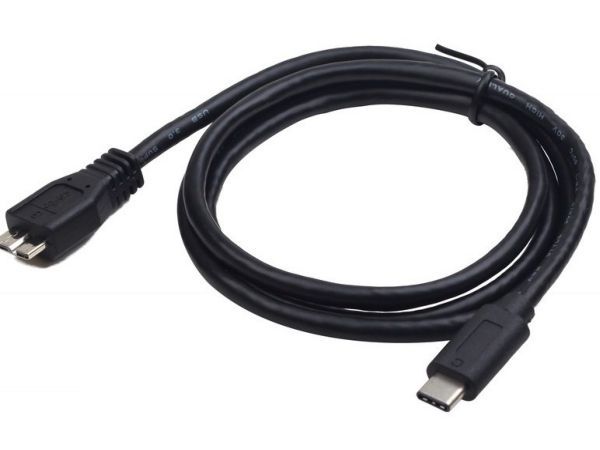 Gembird CCP-USB3-mBMCM-1M USB-C na USB 3 Micro-B kabl 1 m, crni